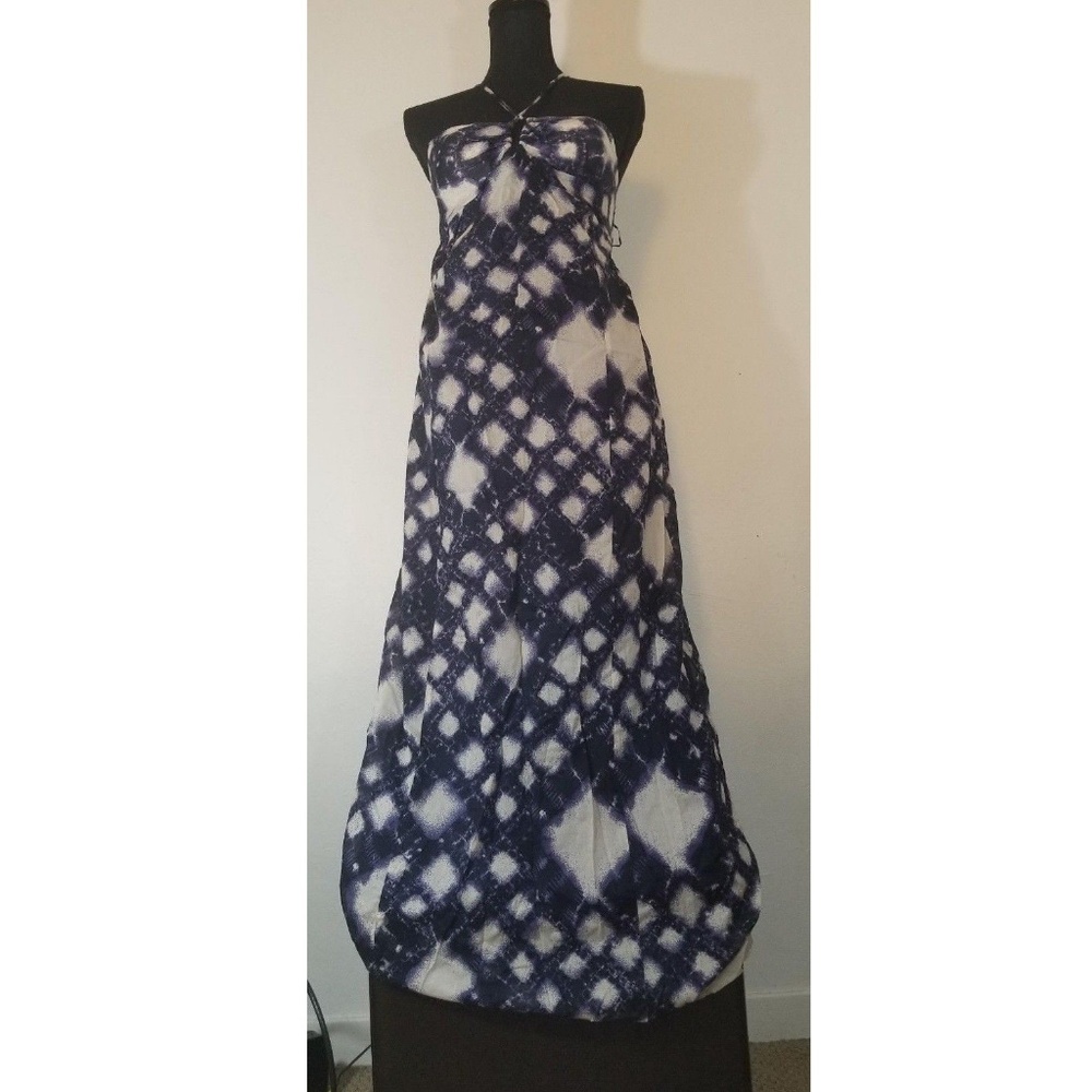 LC Lauren Conrad Maxi Dress Long Geometric Purple - Picture 2 of 5